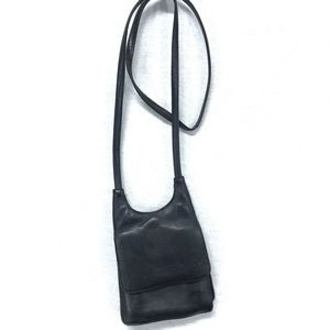 Frye vintage crossbody shoulder bag in black